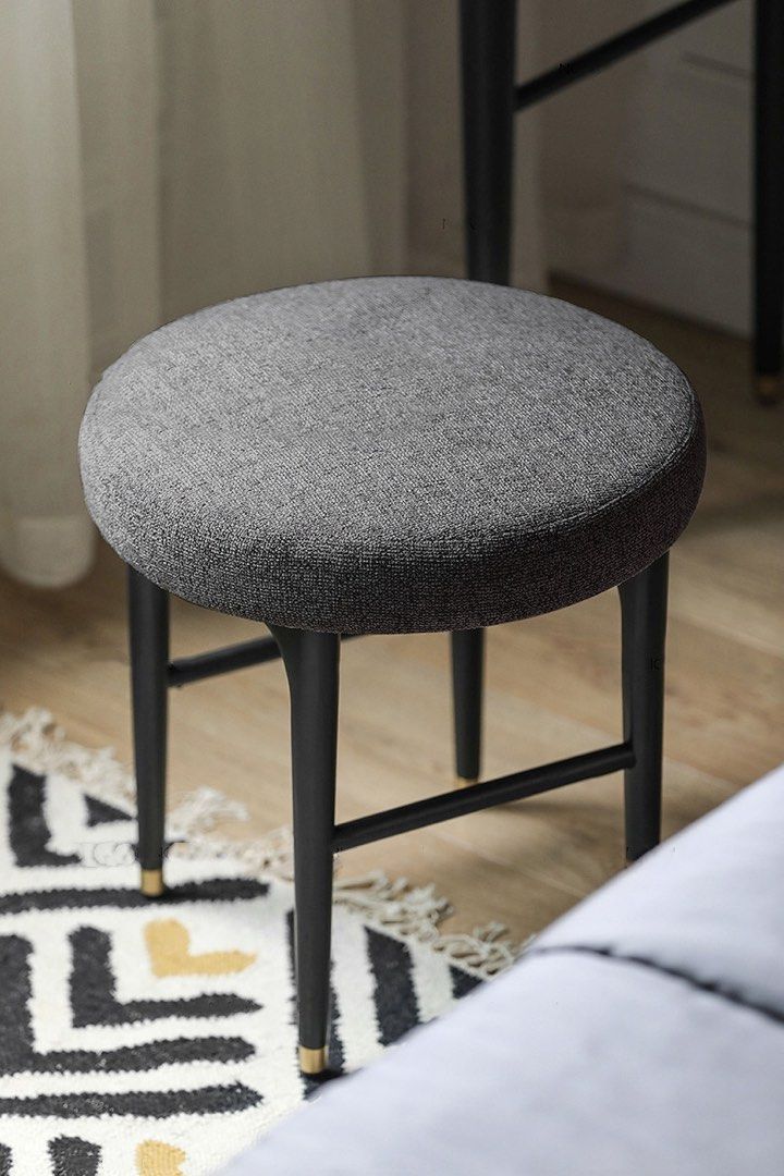 REMES Rustic Solid Wood Vanity Table
