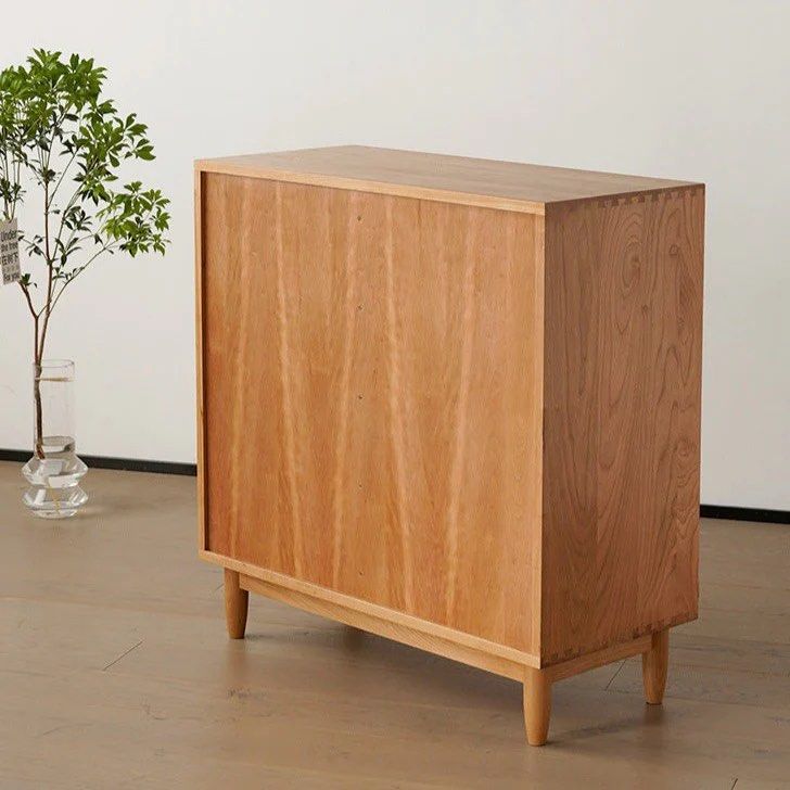 RENAE Wood Bookcase with Tilt Up Door
