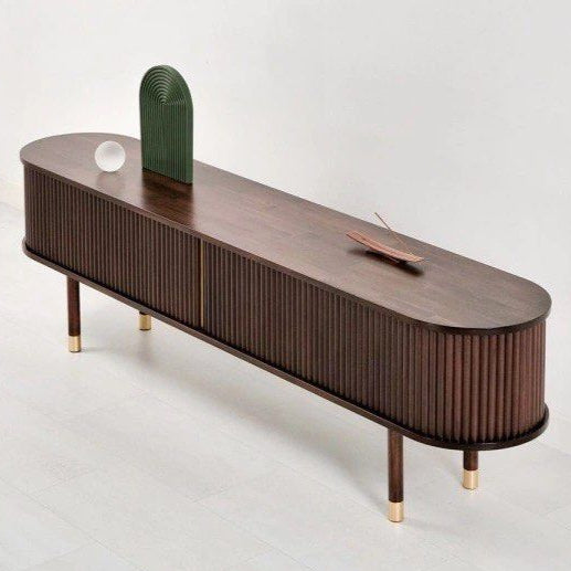 RENCE Modern Solid Wood TV Console