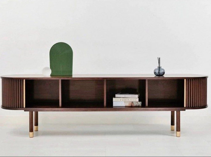 RENCE Modern Solid Wood TV Console