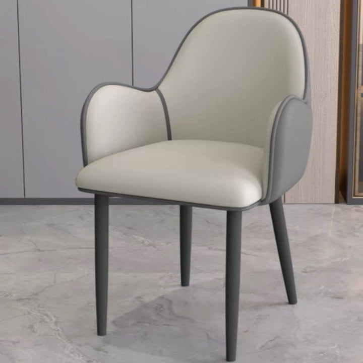 EZRA Modern Leather Dining Chair - Radical Homes Singapore