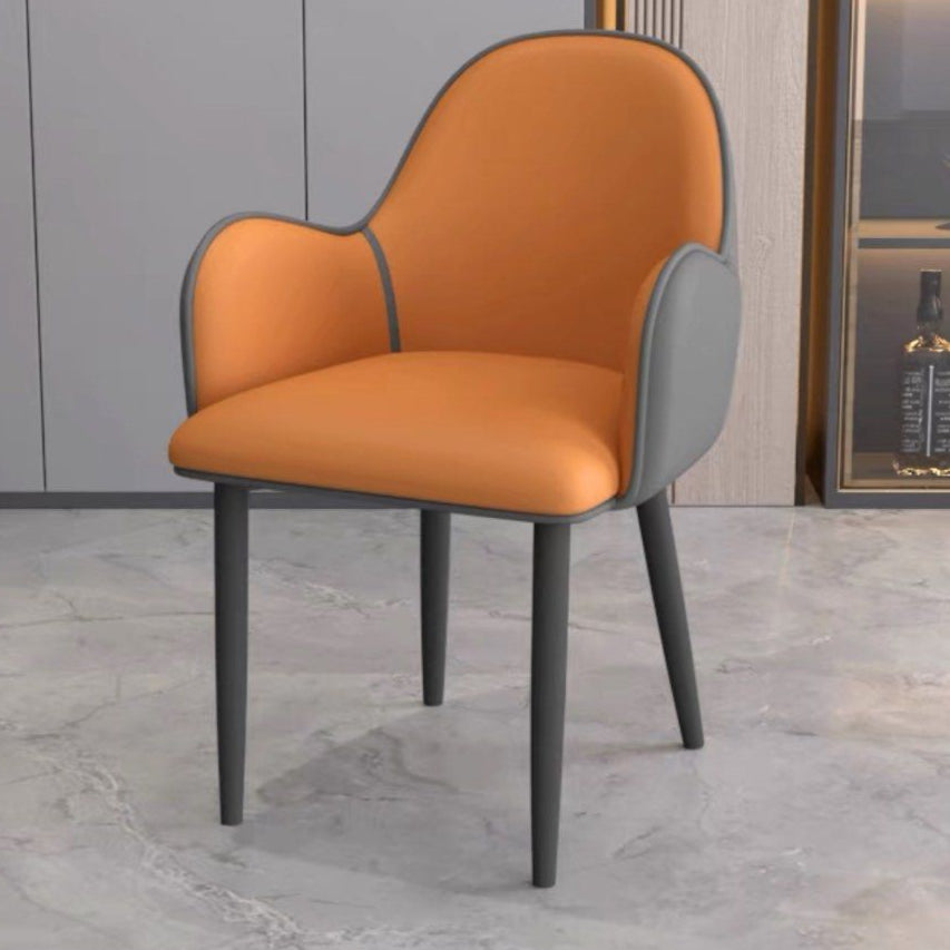 EZRA Modern Leather Dining Chair - Radical Homes Singapore