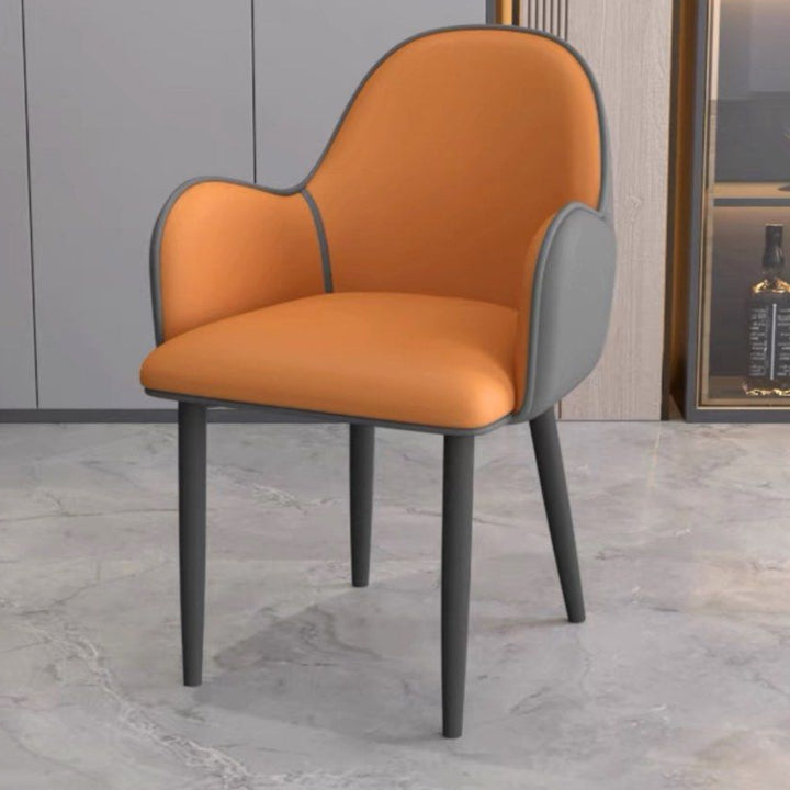 EZRA Modern Leather Dining Chair - Radical Homes Singapore