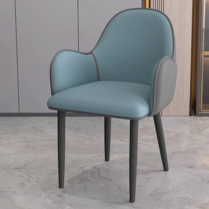 EZRA Modern Leather Dining Chair - Radical Homes Singapore