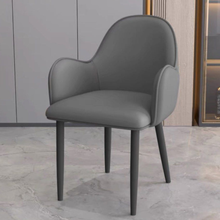 EZRA Modern Leather Dining Chair - Radical Homes Singapore
