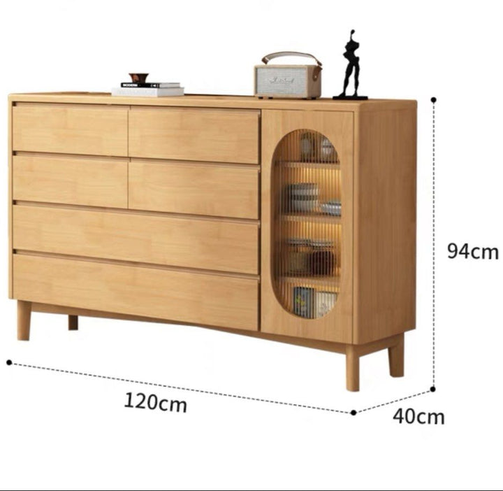 JAQUI Japandi Solid Wood Sideboard
