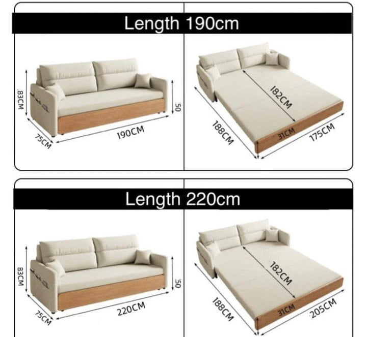 DOVARA Modern Storage Sofa Bed