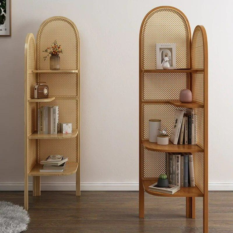 PORTOFINO Ratten Corner Bookcase