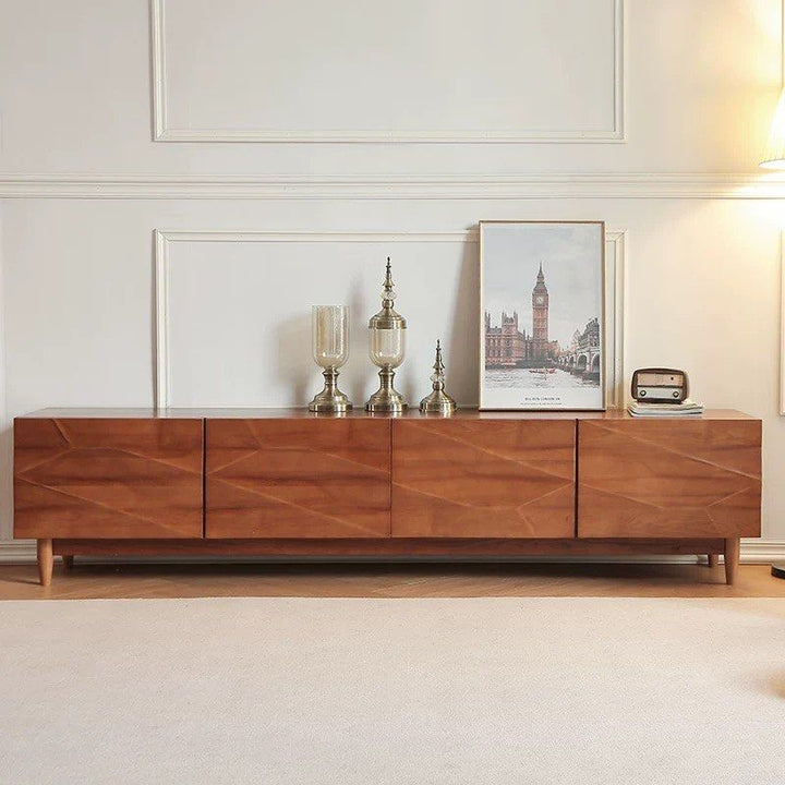 RICKIN Modern Solid Wood TV Console