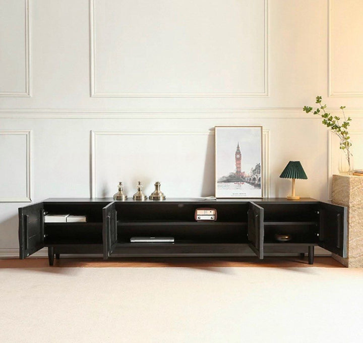 RICKIN Modern Solid Wood TV Console