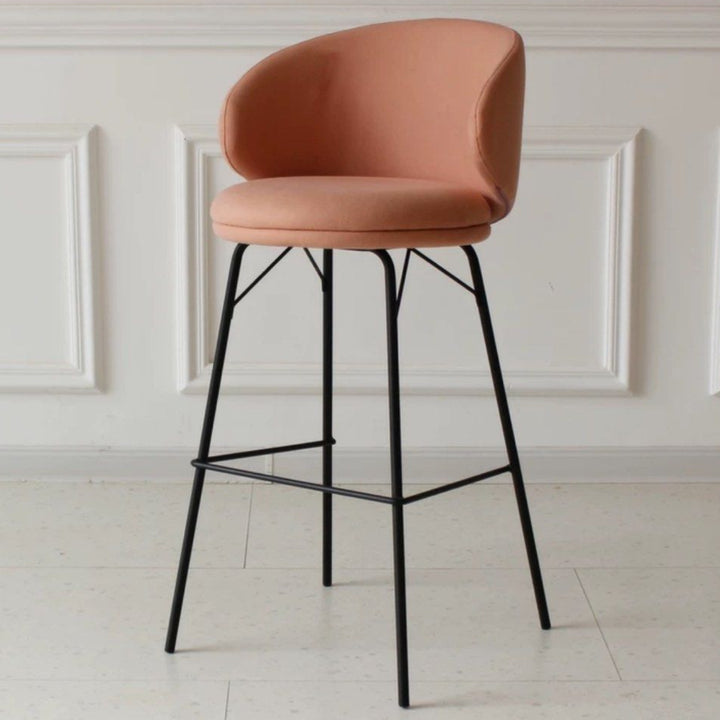 NATHA Modern Fabric Bar Stool