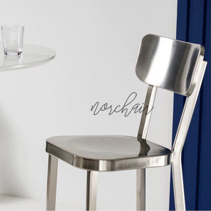 JAMES Modern Steel Bar Stool