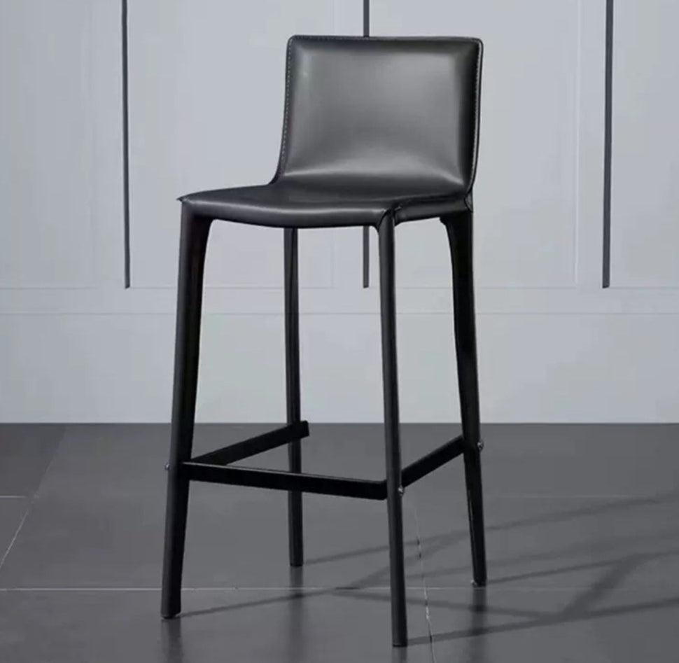 KAEL Modern Leather Bar Stool