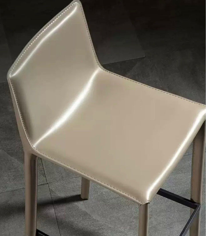 KAEL Modern Leather Bar Stool