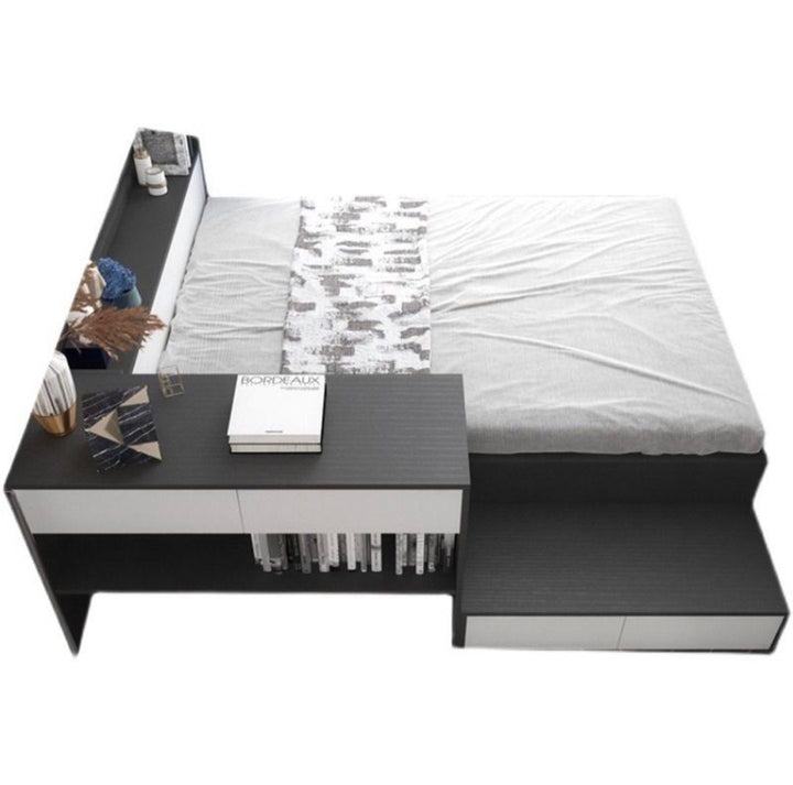 RIVERA Modern Storage Bed & Study Table