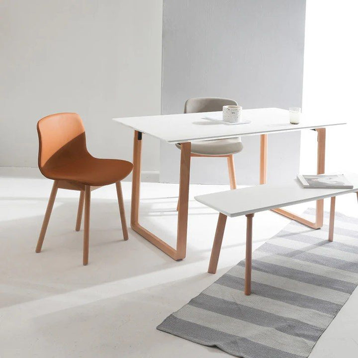 PIELL Leather Dining Chair (set of 2) - Radical Homes Singapore