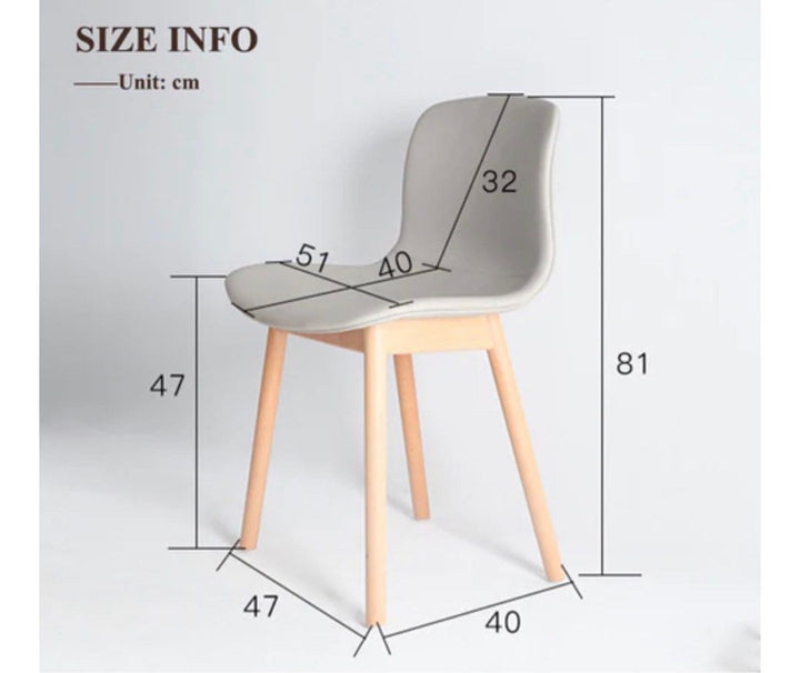 PIELL Leather Dining Chair (set of 2) - Radical Homes Singapore