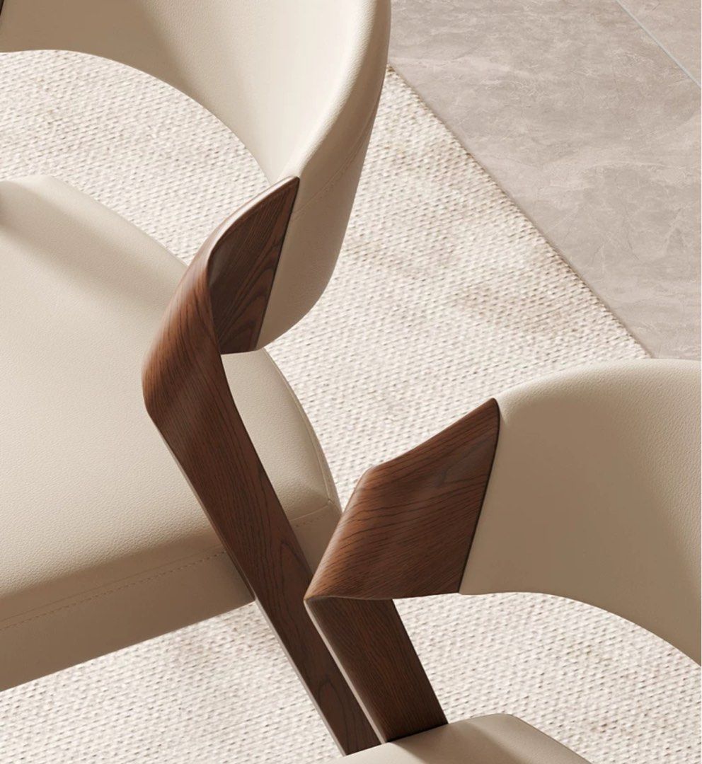 BRAUN Modern Leather Dining Chair