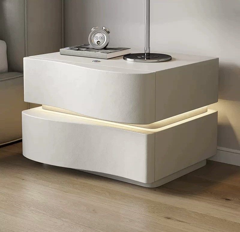 Led Bed Table ROBIN Modern LED Bedside Table – Radical Homes
