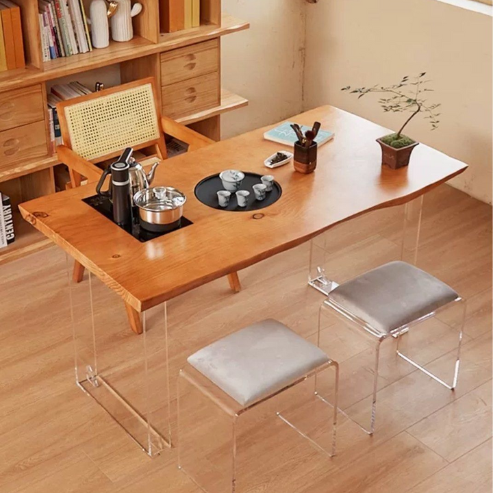 INOUE Japandi Solid Wood Dining Table