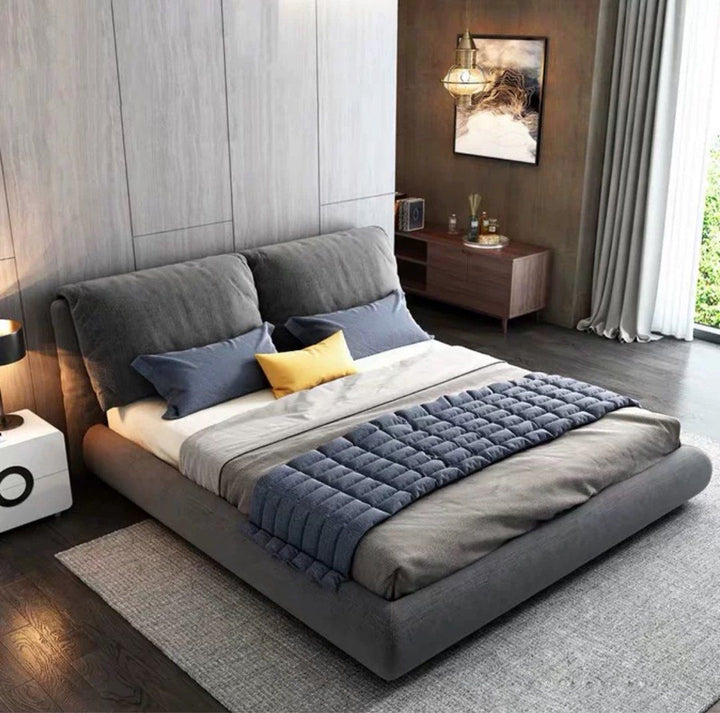 ROSJE Modern Ergonomic Fabric Bedframe