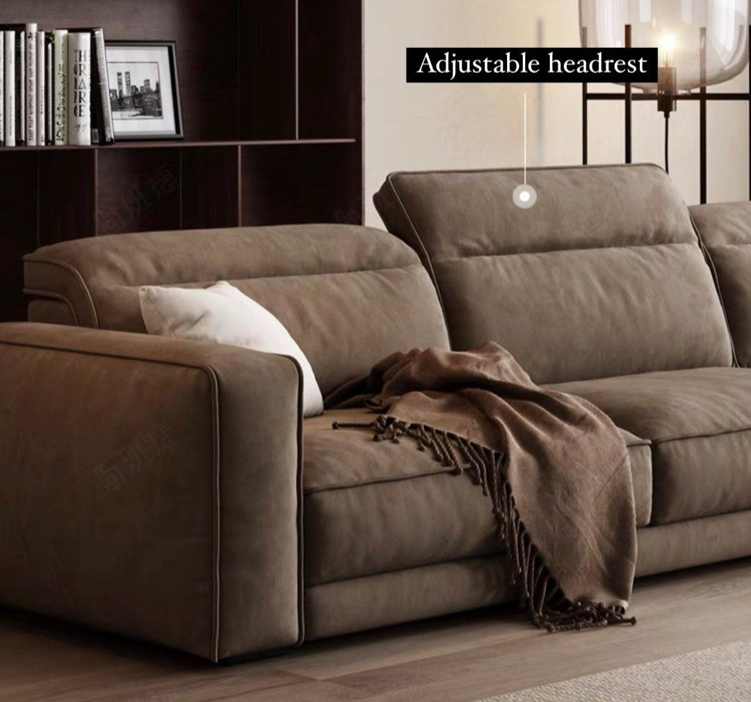 TREVORA Modern Scratch Proof Fabric Sofa