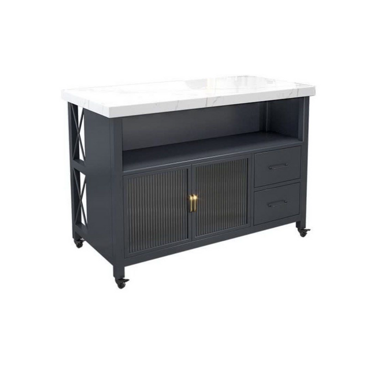 ROVER Modern Marble Kitchen Island