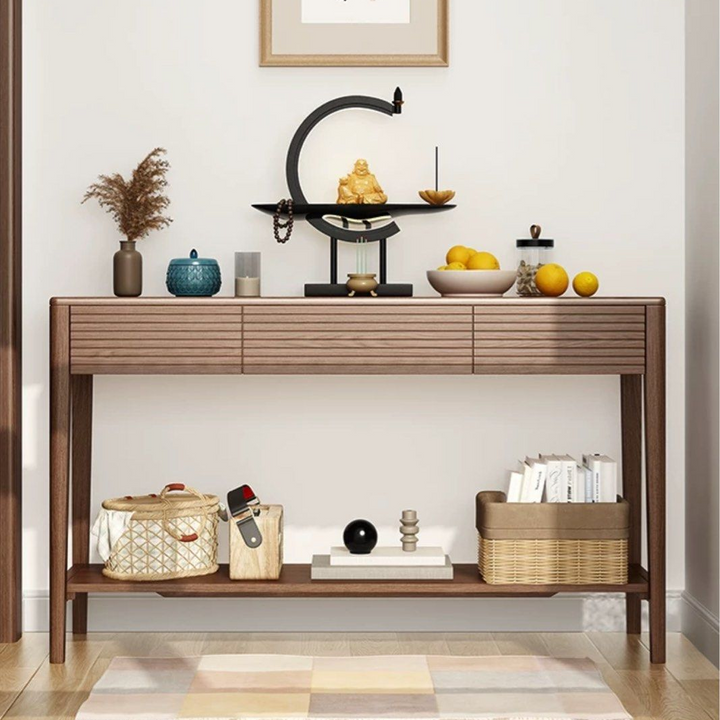 XANTHE Modern Solid Wood Console Table