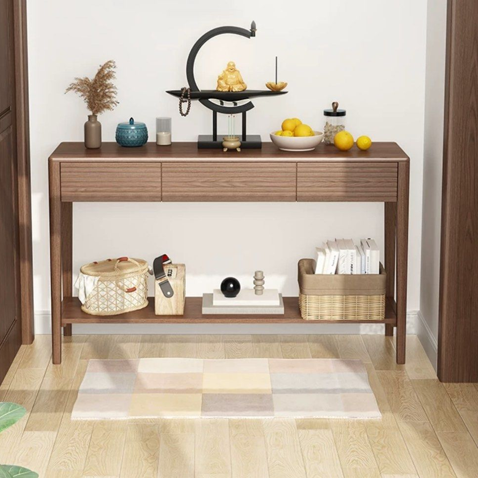XANTHE Modern Solid Wood Console Table