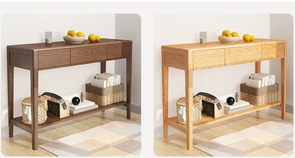 XANTHE Modern Solid Wood Console Table