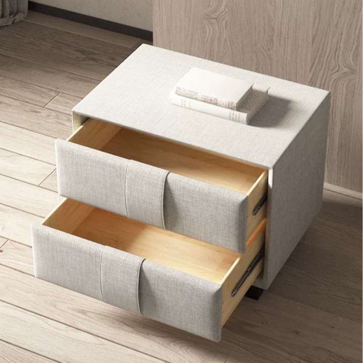 ROZA Modern Tufty Bedside Table
