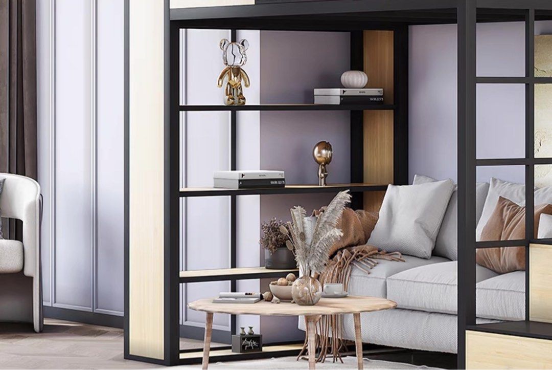 ROZI Modern Industrial Loft Bed
