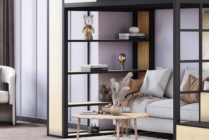 ROZI Modern Industrial Loft Bed