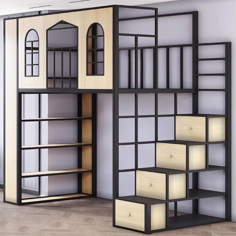ROZI Modern Industrial Loft Bed