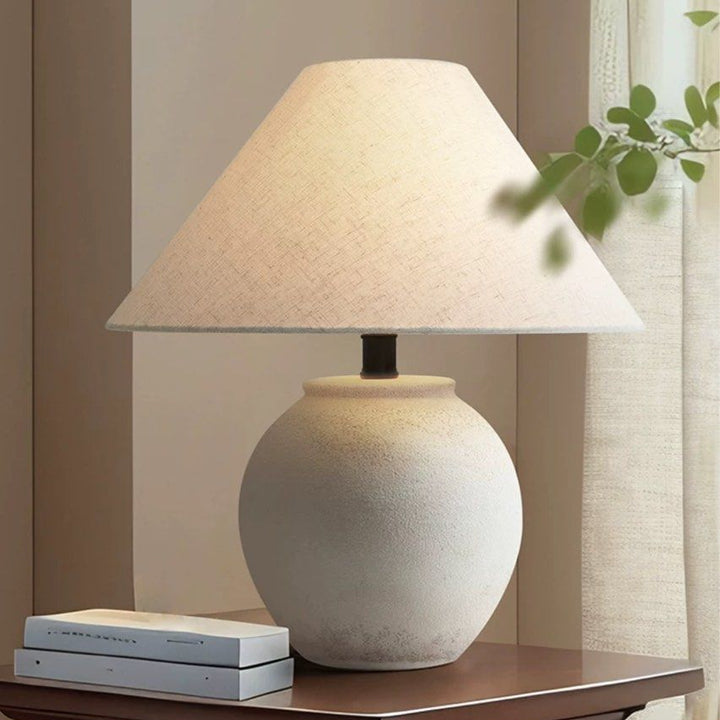 RYDA Japandi Ceramic Table Lamp
