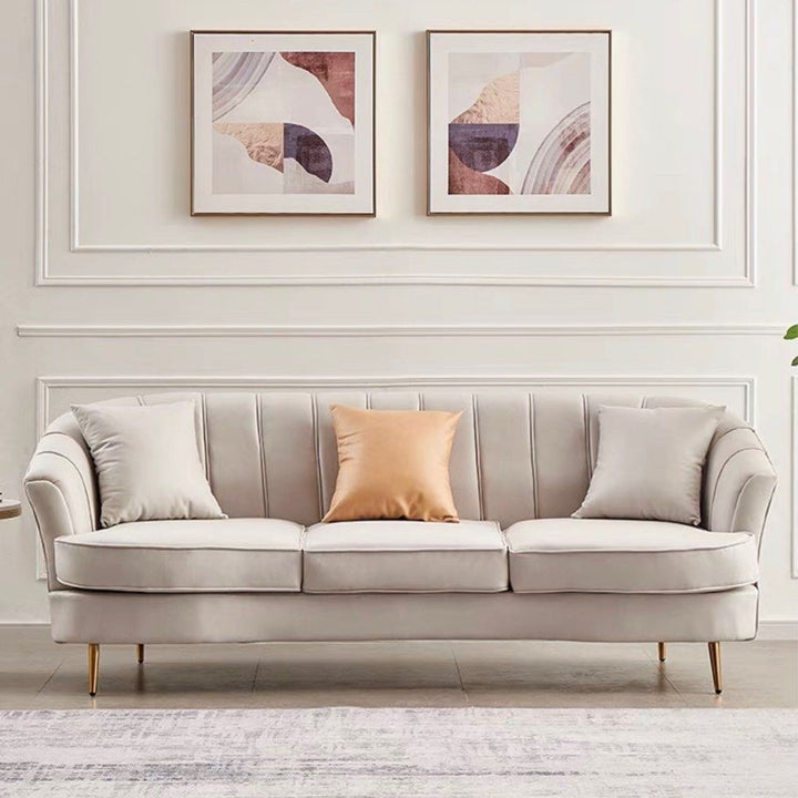 ODAVELLE Victorian Velvet Sofa