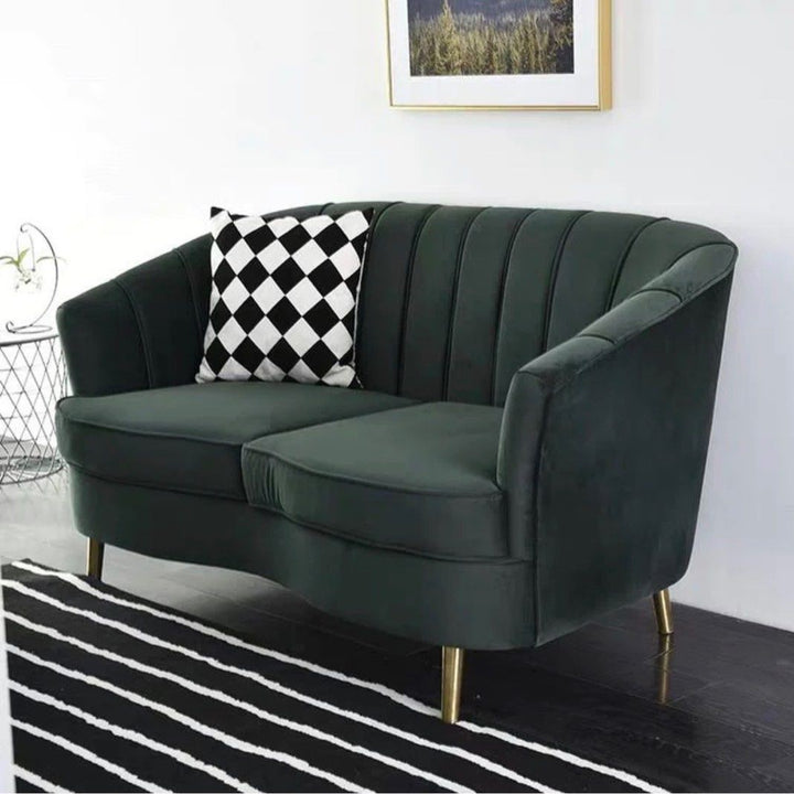 ODAVELLE Victorian Velvet Sofa