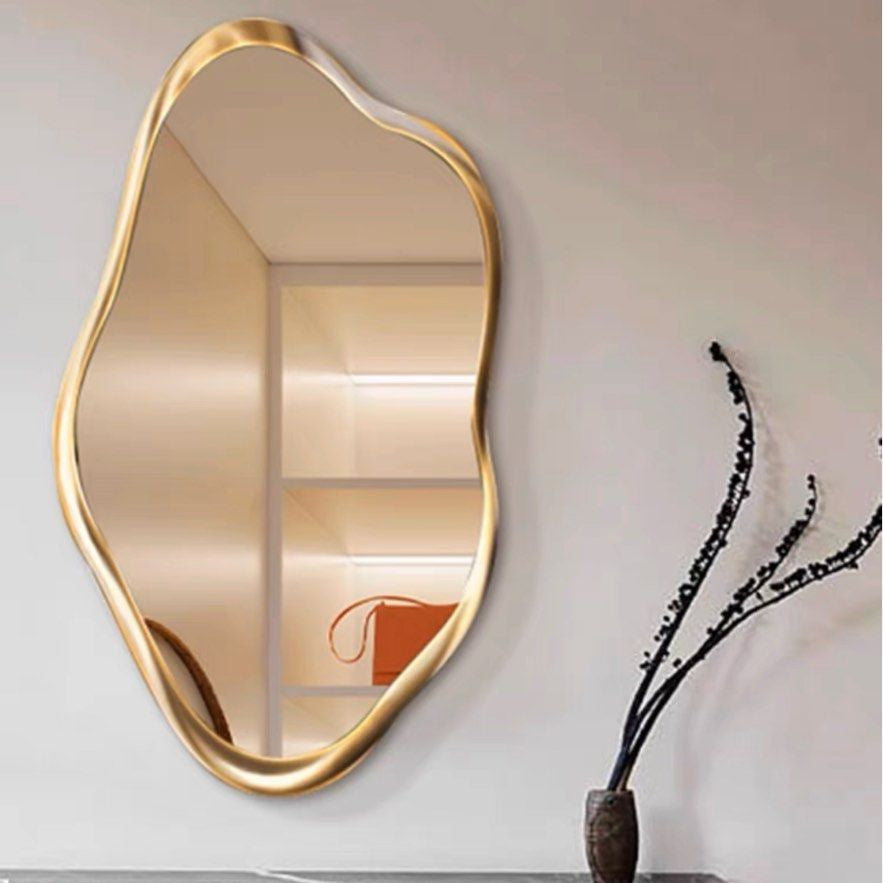 SAINT Luxury Gold LED Wall Mirror