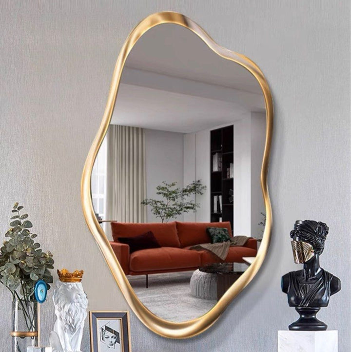 SAINT Luxury Gold LED Wall Mirror