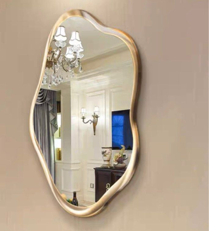 SAINT Luxury Gold LED Wall Mirror