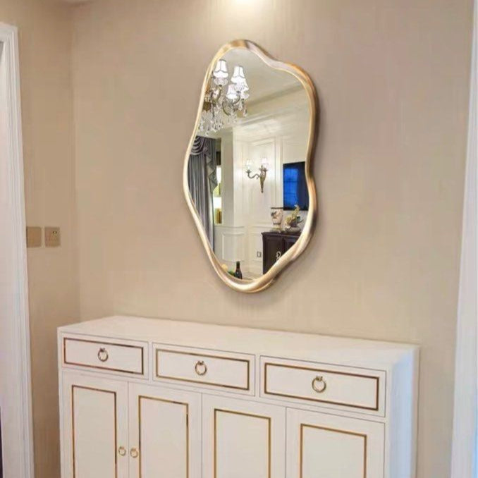 SAINT Luxury Gold LED Wall Mirror