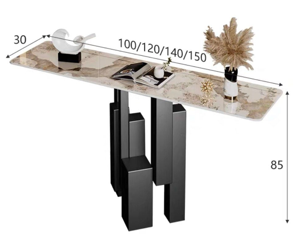 YULIA Marble Console Table