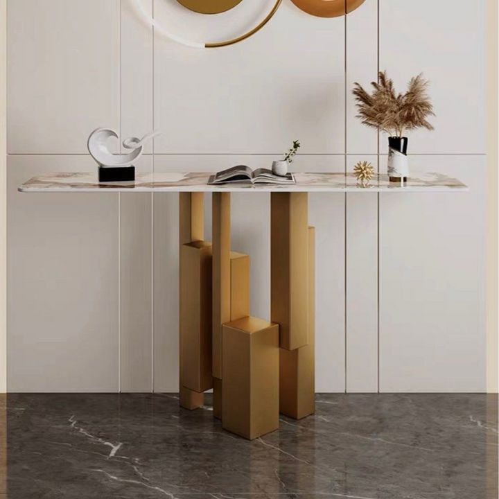 YULIA Marble Console Table