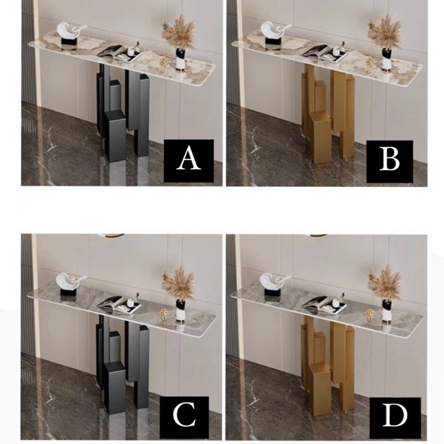 YULIA Marble Console Table