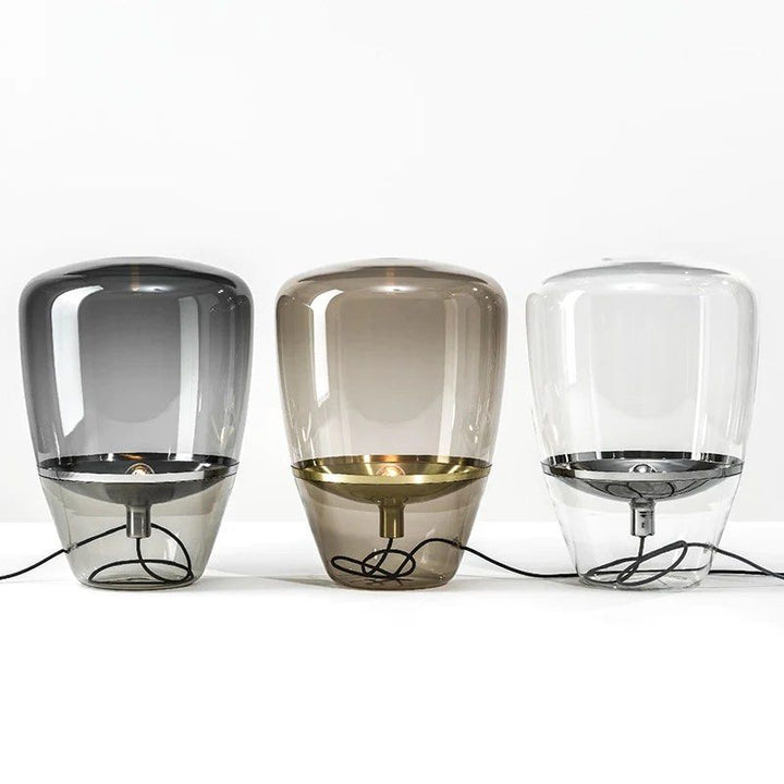 SANJOE Glass Shade Table Lamp