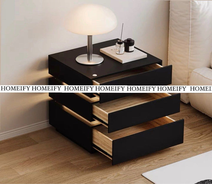 SANZEN Modern LED Bedside Table
