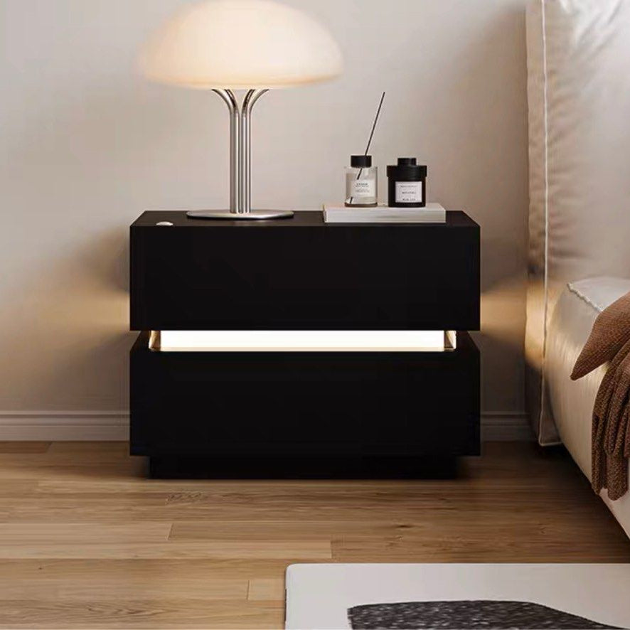 SANZEN Modern LED Bedside Table