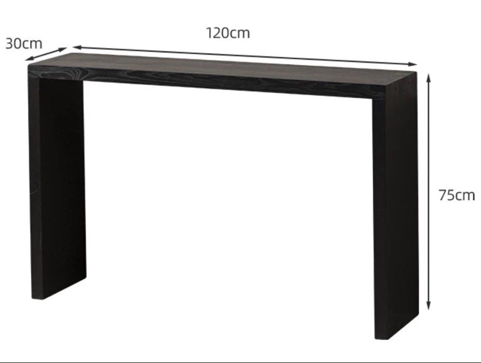 JANINA Modern Solid Wood Console Table