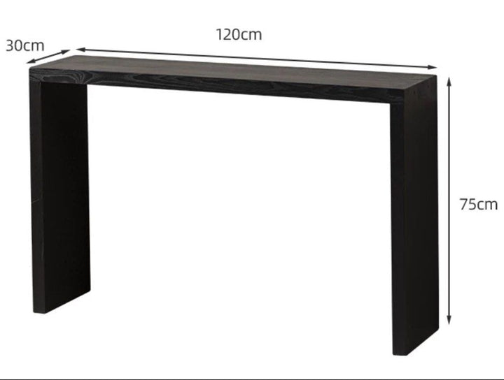 JANINA Modern Solid Wood Console Table