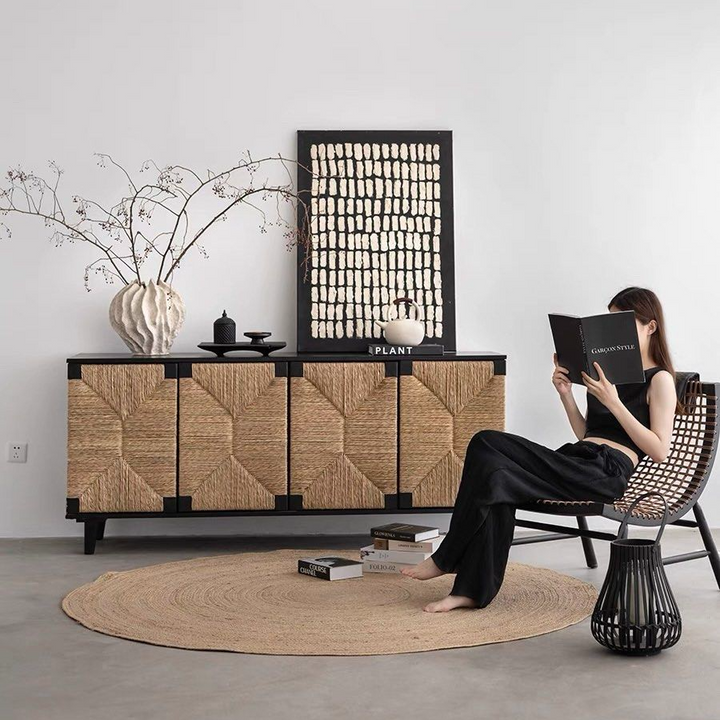 GAEL Vintage Rattan Sideboard